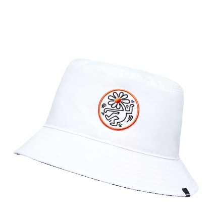 CONVERSE x KEITH HARING Reversible Bucket Hat - Λευκό - Μαύρο (1