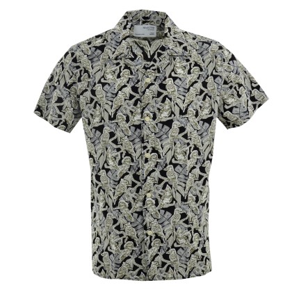 SELECTED Shirt Slhregcorbin Unisex - Μαύρο - Πράσινο (16078978)