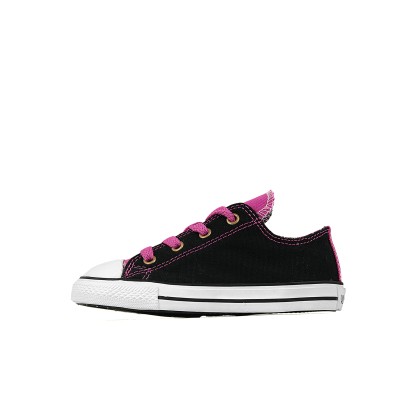 717676 CONVERSE ALL-STAR CANVAS LOW - ΜΑΥΡΟ