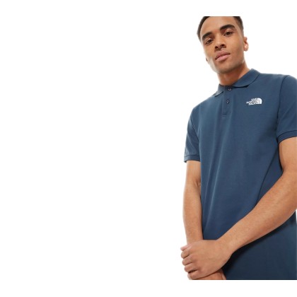 NF00CG71 THE NORTH FACE POLO PIQUET - N4L1 BLUE WING
