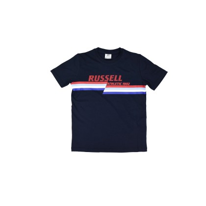 RSL0028 RUSSELL ATHLETIC T-SHIRT SPLIT GRAPHIC - 203