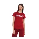 051132 BODY ACTION T-SHIRT ACTICE S/S - D.RED