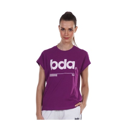 051133 BODY ACTION T-SHIRT RELAXED FIT - PURPLE