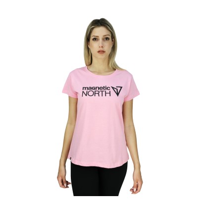 21022 MAGNETIC NORTH T-SHIRT GRAPHIC - 10 PINK