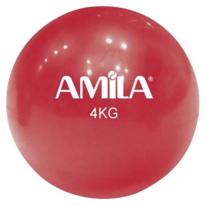 AMILA ΜΠΑΛΑ ΓΥΜΝΑΣΤΙΚΗΣ (TONING BALL) 4kg, 16cm - 84710