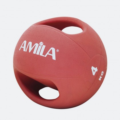 AMILA DUAL HANDLE MEDICINE BALL 4Kg - 84677