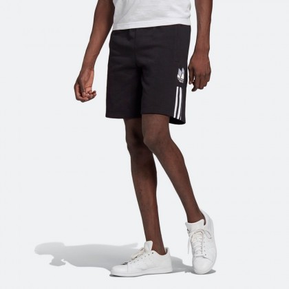 Adidas Adicolor 3D Trefoil 3-Stripes Sweat Shorts - GN5508