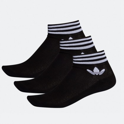 Adidas Trefoil Ankle Socks 3 Pairs - EE1151