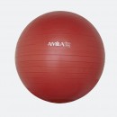 AMILA Μπάλα γυμναστικής  GYMBALL 65cm Κόκκινη Bulk - 48441