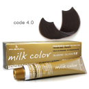Kleral Milk Color Κρέμα Βαφής Μαλλιών Χωρίς Αμμωνία 4.0 Καστανό 