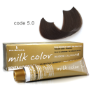 Kleral Milk Color Κρέμα Βαφής Μαλλιών Χωρίς Αμμωνία 5.0 Καστανό 