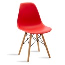 
        Καρέκλα Julita pakoworld PP χρώμα κόκκινο - φυσικό
    
