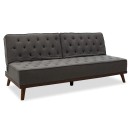 
        Καναπές - κρεβάτι Marco pakoworld 3θέσιος με γκρι ύφασμ