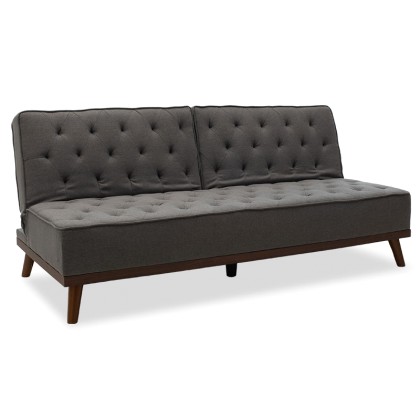 
        Καναπές - κρεβάτι Marco pakoworld 3θέσιος με γκρι ύφασμ