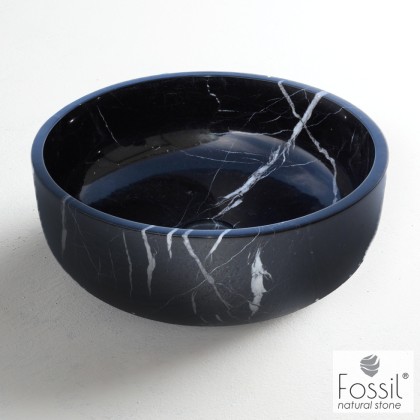
        Fossil Thalo Marble DR33 Marquina Nero 33x33 - Επιτραπε