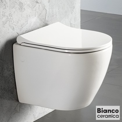 
        Bianco Ceramica Vito 48 - Κρεμαστη Λεκανη Slim soft clo