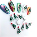 σέτ 10 τεμαχίων διακοσμητικά γιά νύχια Nail Art Christmas Decora