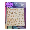 Ανάγλυφα αυτοκόλλητα γιά διακόσμηση νυχιών- 3D nail sticker