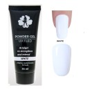 acryl gel για χτίσιμο νυχιών 30gr χρώμα άσπρο - color white