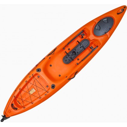 Kayak Με Πηδάλιο Escape Dace Pro Angler 12ft 1 Ατόμου - orange E