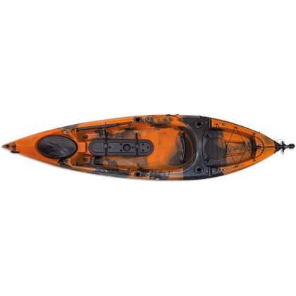 Kayak Με Πηδάλιο Escape Dace Pro Angler 10ft 1 Ατόμου - orange-b