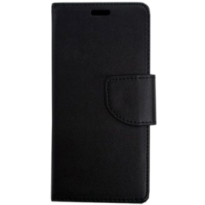 Θήκη Book με Δυνατότητα Stand και Υποδοχή Καρτών Μαύρο (Nokia 8)