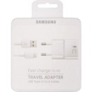 Samsung USB Type-C Cable & Wall Adapter Aσπρο (EP-TA20EWECGWW) +