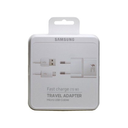 Samsung USB Micro USB Cable & Wall Adapter (EP-TA20EWEUGWW)  Ασπ