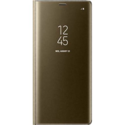Clear View Χρυσή (Huawei Mate 20 Lite) + ΔΩΡΟ TOUCHPEN OEM