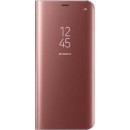 Clear View Ροζ-Χρυσή (Samsung Galaxy J7 2017) + ΔΩΡΟ TOUCHPEN OE