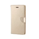 Θήκη Book με Δυνατότητα Stand και Υποδοχή Καρτών Χρυσό (Xiaomi M