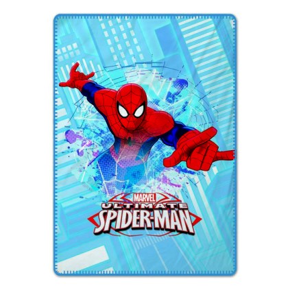 Κουβέρτα Μονή Kids Fleece Spiderman Palamaiki(120x140) 1Τεμ