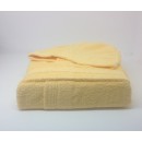 Μπουρνούζι Με Κουκούλα Solid Yellow 430gsm 100% Cotton Combed Bl