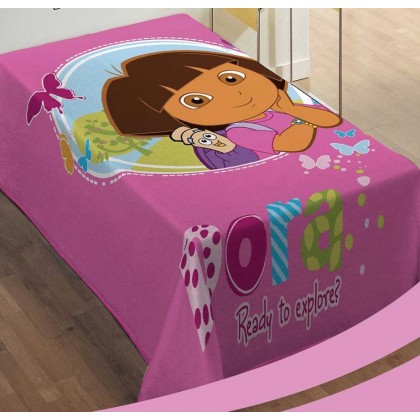 Κουβέρτα Βελουτέ Μονή Velour Dora Disney (160x240) 1Tεμ