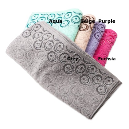 Πετσέτα Χεριών Bath Towels Ourania Jacquard Zero Twist Cotton Di