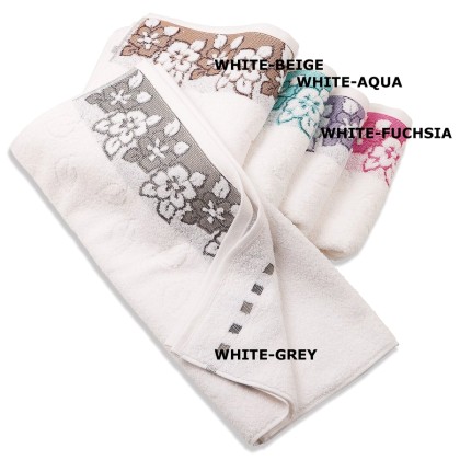 Πετσέτα Προσώπου Bath Towels Erato 02 Jacquard Zero Twist Cotton