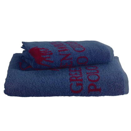 Πετσέτα Χεριών Essential Towel 2518 Blue Νηματοβαφή Jacquard Cot