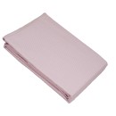 Κουβέρτα Πικέ Μονή Sanforized Pink Cotton Blanc de Blanc (170x24