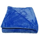 Κουβέρτα Βελουτέ Μονή Velour Flannel Light Blue 400gsm Blanc de 