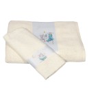 Πετσέτες Βρεφικές Με κέντημα Σετ Essential Baby 2933 Cotton Polo