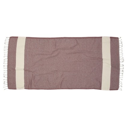 Πετσέτα Παρεό Beach Towels Summer Bordeaux Cotton Viopros (100x1