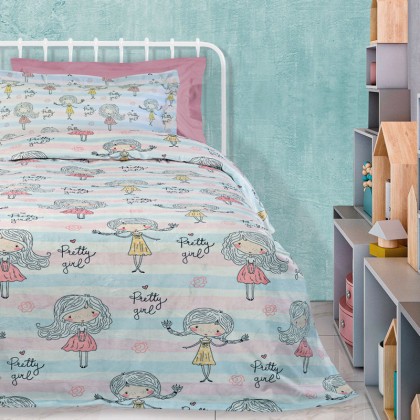 Κουβέρτα Fleece Μονή Kids Blankets Line Prints 4728 Das Home (16