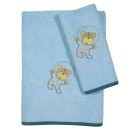 Πετσέτες Βρεφικές Με Κέντημα Σετ Smile Line Embroidery 6598 Cott