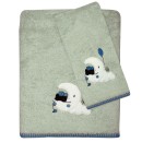 Πετσέτες Βρεφικές Με Κέντημα Σετ Smile Line Embroidery 6602 Cott