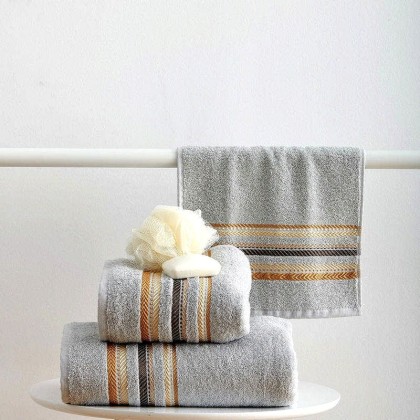 Πετσέτα Προσώπου Dream Bath Timothy Grey Cotton Sb Concept (50x9