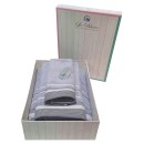 Πετσέτες Σετ Bath Towels Satin Stripe Levanda Cotton Le Blanc 3Τ