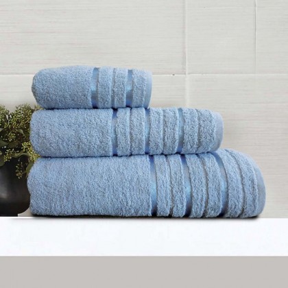 Πετσέτες Σετ Dream Bath Nefeli Blue Cotton Sb Concept 3Τεμ