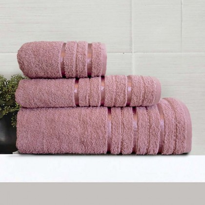 Πετσέτες Σετ Dream Bath Nefeli Violet Cotton Sb Concept 3Τεμ