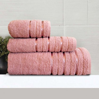 Πετσέτες Σετ Dream Bath Dusty Pink Cotton Sb Concept 3Τεμ