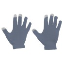 Universal Touchscreen Winter Gloves Striped Gloves grey